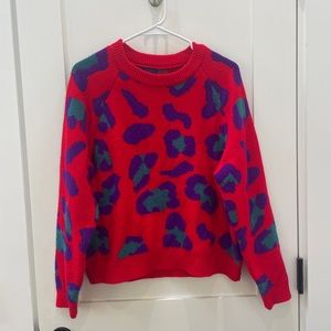 Animal Print Sweater